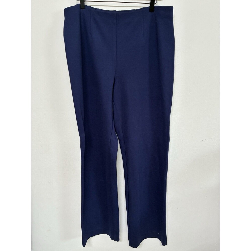 Coldwater Creek Classic Fit XL 16 Tall Blue Dress Pants NWOT
